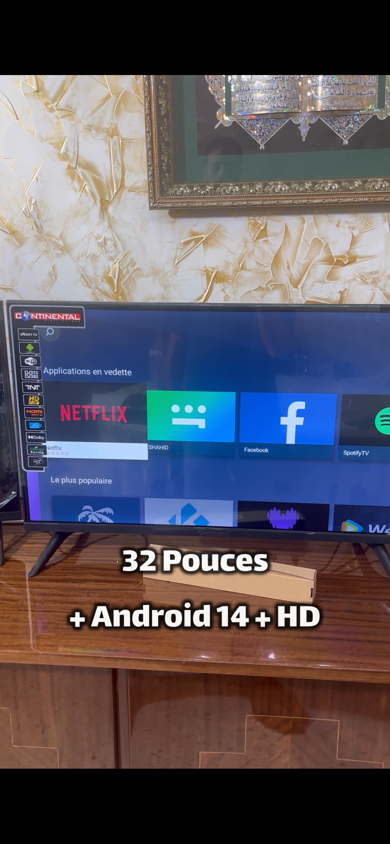Tv Continental smart Android 14 t1